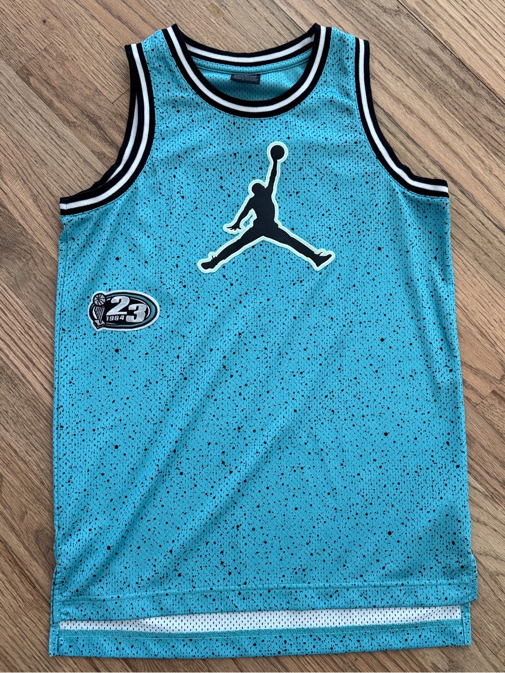 Jordan Boys Speckle Playoff Jersey Mesh Jumpman Basketball Jersey